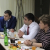 The representatives of the Armenian community in Rostov-on-Don and the Consulate of RA during the meeting with YSU delegation